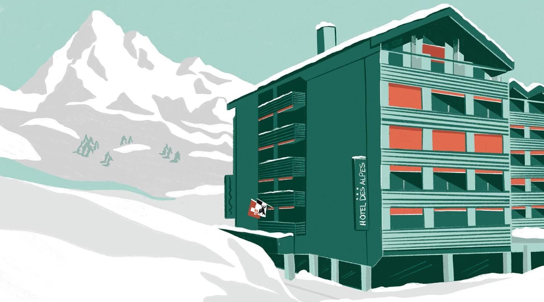 فيلمز Studio Im Hotel Des Alpes المظهر الخارجي الصورة